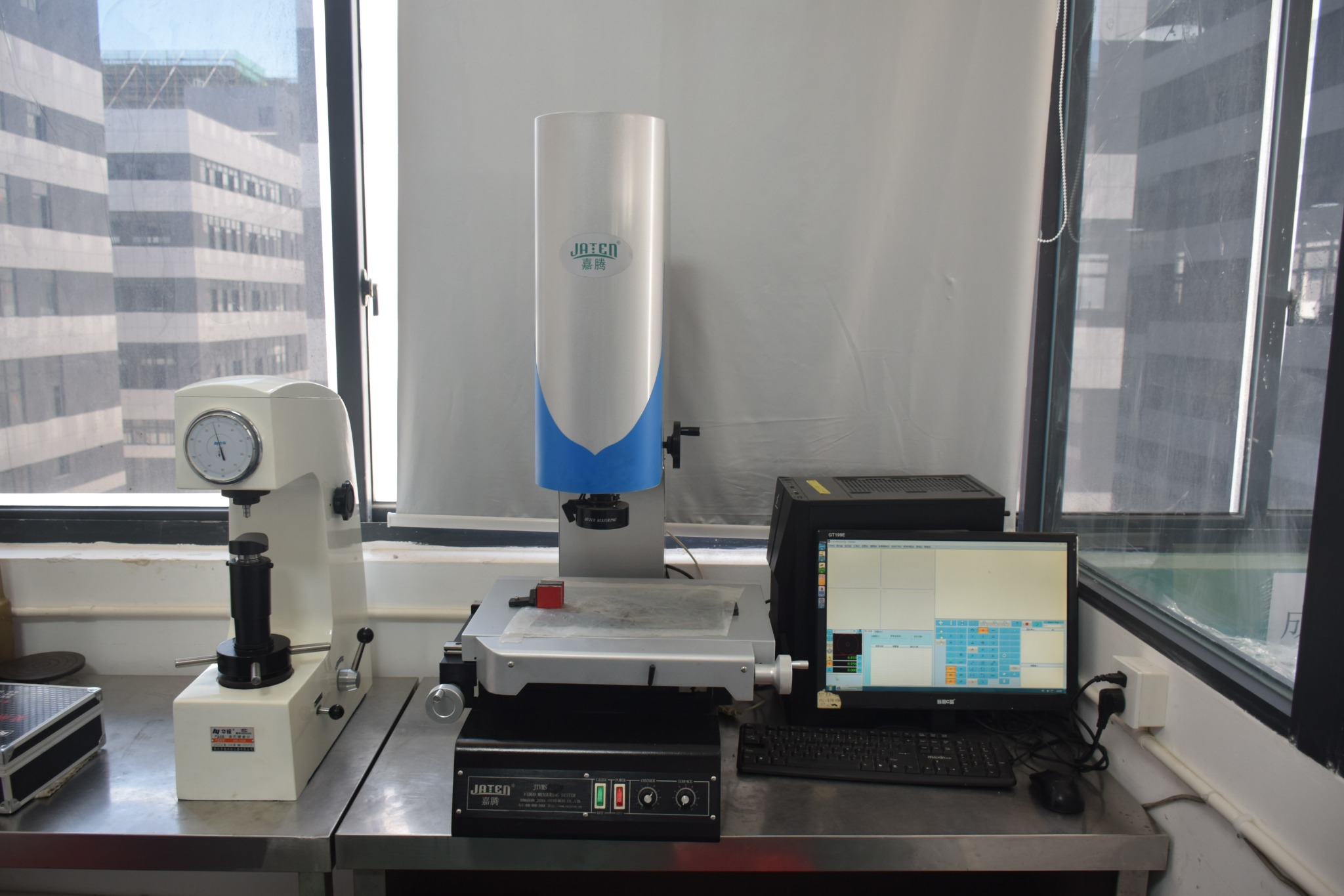 Dimensional and hardness inspection equipment at Shibao factory